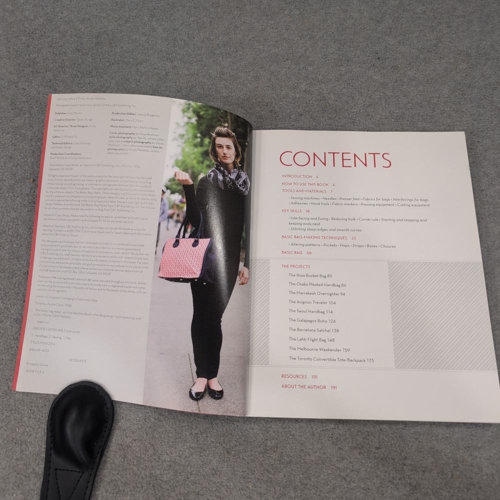 The Better Bag Maker Nicole Mallalieu Illustrated Handbook Handbag Design Book - Picture 2 of 2